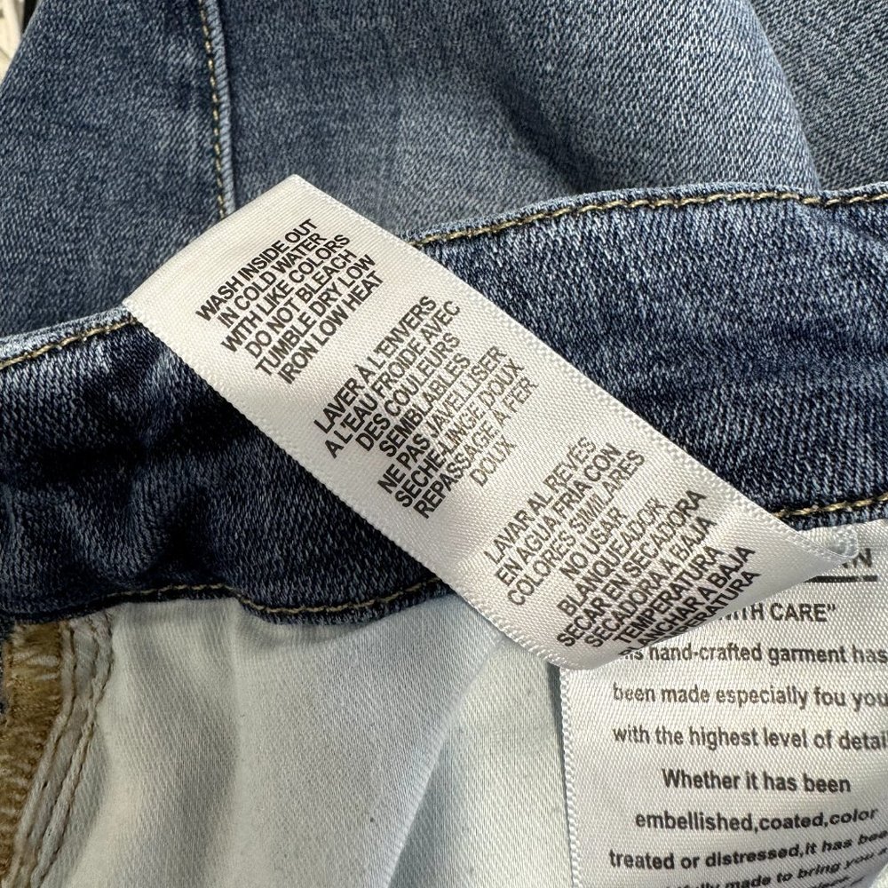 Good American Good Legs Crop Jeans Size 14 / 32 Stretch Denim High Rise Ankle - Picture 10 of 11